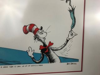 Dr Seuss The Cat in the Hat 40th Anniversary Limited Edition Lithograph Numbered 5