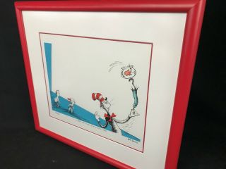 Dr Seuss The Cat in the Hat 40th Anniversary Limited Edition Lithograph Numbered 9