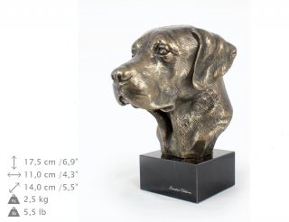 Labrador Retriever,  Dog Bust Marble Statue,  Artdog Limited Edition,  Usa