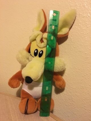 Baby Wile E Coyote Looney Tunes Plush Stuffed Animal 12” 2