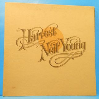 Neil Young Harvest Vinyl Lp 1972 Press Insert Vg/vg