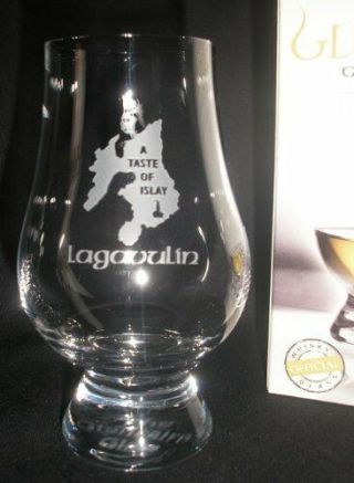 Lagavulin " A Taste Of Islay " Glencairn Scotch Whisky Tasting Glass
