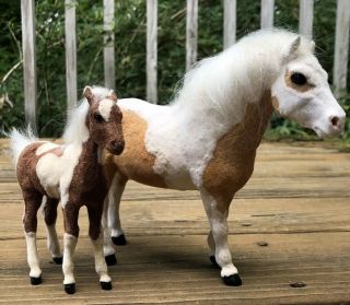 Flocked Misty And Stormy Sears Breyer Horses