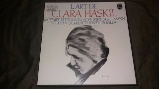 Philips 6747 055 Ed1 9lp The Art Of Clara Haskil: Schubert,  Schumann: Piano Nm/m
