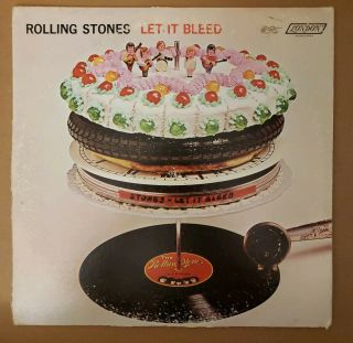Vinyl Lp Record - The Rolling Stones - Let It Bleed - Nps - 4 Xzal 9364 Us 1st Vg