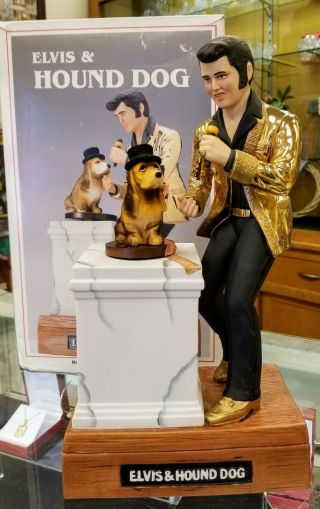 Elvis Presley & Hound Dog Decanter Mccormick Music