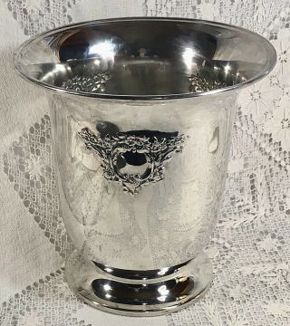 Vintage Oneida Repousse Silver Plate Wine Cooler Champagne Ice Bucket