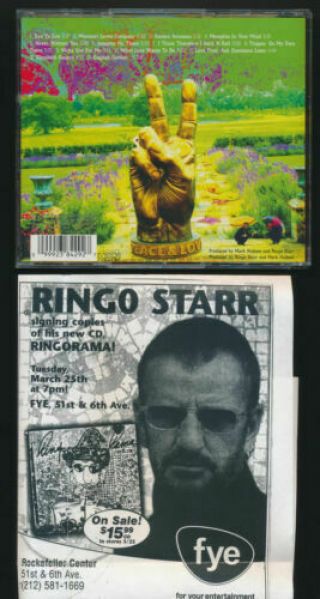 THE BEATLES / RINGO STARR / HAND - SIGNED 