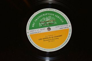 Bbc Transcription Pop Special 1 ; Led Zeppelin / The Faces =,  Disc 2 Only,  =