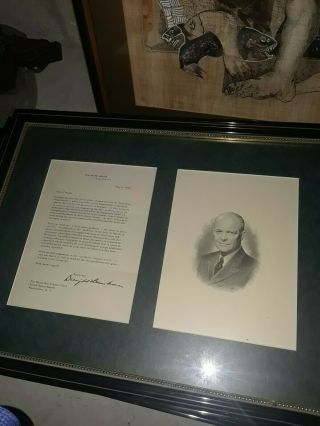 Dwight Eisenhower Signed White House Letter