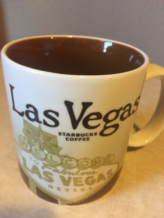 Las Vegas 16 Oz Starbucks Coffee Mug,  Global Icon Collector Series 2012 Ceramic