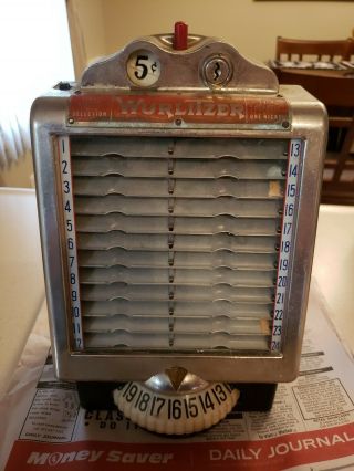 Old Wurlitzer Diner Jukebox Remote Wall Box Mount Model 3031 Parts Only