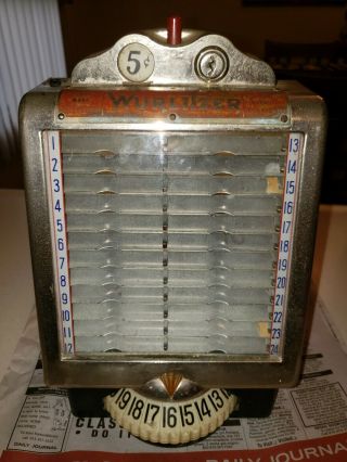 Old Wurlitzer Diner Jukebox Remote Wall Box Mount Model 3031 PARTS ONLY 2