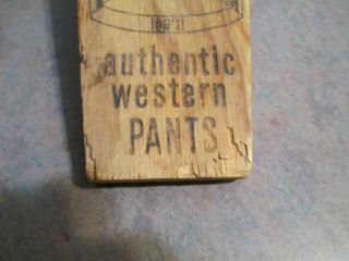 Vintage LEE RIDERS Advertising Boot Remover Western Pants - FAIR - 3