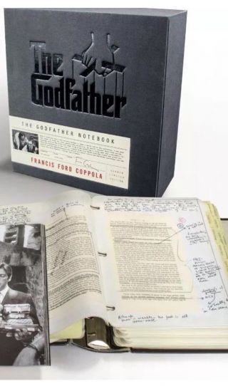 Francis Ford Coppola Autographed The Godfather Notebook Signed Limited Edition 4