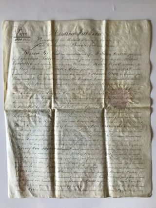 Andrew Jackson Signature Ohio Land Grant 1832 All Handwritten Multiple