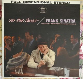 Frank Sinatra No One Cares Stone Cond 1959 Stereo Album - Capitol Sw - 1221