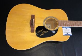 Cole Swindell Signed Auto Acoustic Rougue Full Size Guitar Beckett Bas