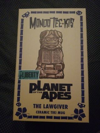 Mondo Tee - Kis - Planet Of The Apes - Mondo Tiki Mug - Lawgiver Liberty Variant