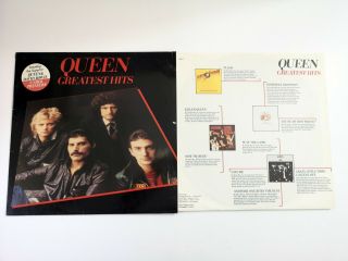 Queen The Greatest Hits Vinyl LP Record Album 1981 Freddie Mercury Rock Pop 3