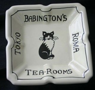 Vintage Babington’s Tea Rooms Tokyo Ceramic Ashtray