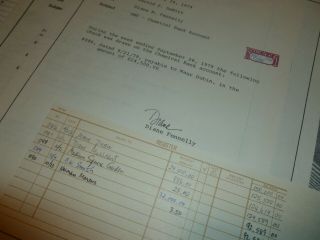 Bank Check Signed John DELOREAN - Check is for Johnny CARSON to go to a Concert 10