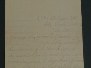 Outlaw Frank James letter by his wife - Jesse James - Quantrill ' s Guerrillas 2