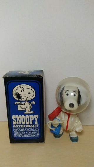 1969 Snoopy Astronaut Doll W/original Box - Peanuts - Charles Schulz