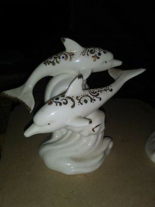 Lenox Diving Dolphins Collectables Porcelain In.