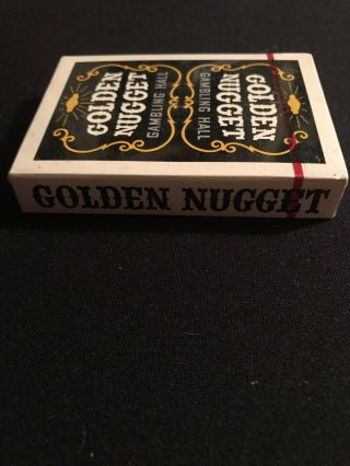 Second Gen.  Downtown Black Golden Nugget Playing Cards Rare 7