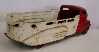 WYANDOTTE AAA WRECKER TOW TRUCK TO RESTORE OR PARTS PRESSED STEEL TOY 2