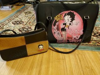 Large And Small Betty Boop Hand Bags (vg)