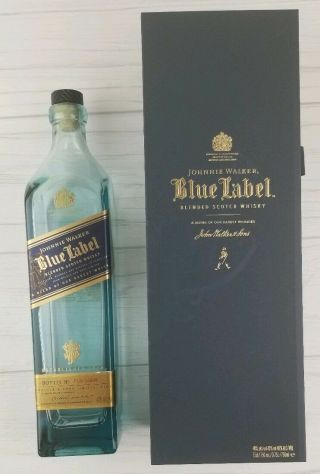 Johnnie Walker Blue Label Empty Bottle 750 Ml With Gift Box