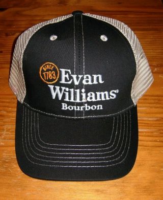 Evan Williams Bourbon Trucker Style Hat.