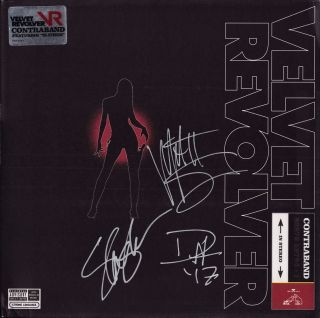 Velvet Revolver Contraband Slash Duff & Matt Sorum Guns N Roses Autograph Signed