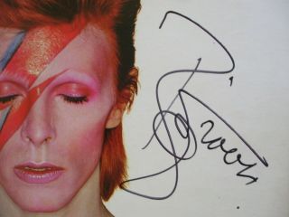 David Bowie - Aladdin Sane (RCA OZ 1978) SIGNED,  PERTH AUSTRALIA 2004 2