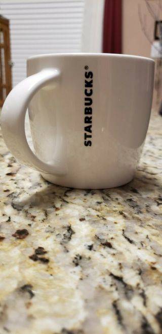 Personalized Starbucks 14oz Ceramic Coffee Tea Mug Cup White put your name on it 2