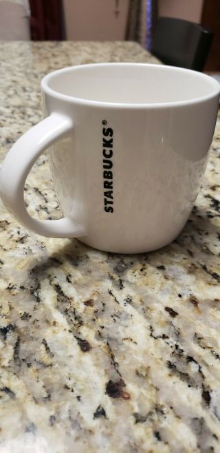 Personalized Starbucks 14oz Ceramic Coffee Tea Mug Cup White put your name on it 4