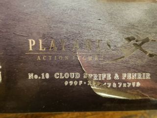 Final Fantasy Vii: Advent Children Play Arts Kai Cloud Strife & Fenrir Figure