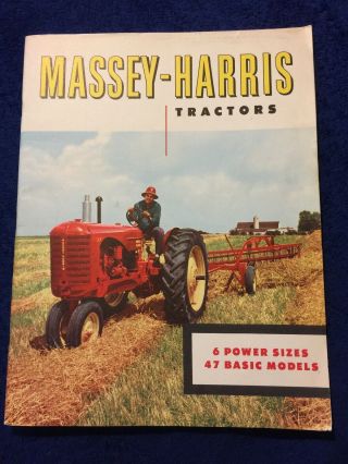 1953 Massey - Harris Tractors Dealer Spec Sheet Booklet Pony