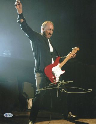 Pete Townshend Signed Autograph 11x14 Photo Beckett Bas Authentic 15 The Who