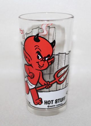 Vintage 1976 Harvey Cartoons “hot Stuff” Pepsi Collector Series Glass