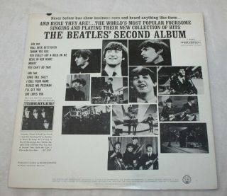 BEATLES: The Second Album US Mono T - 2080 Vinyl LP 2