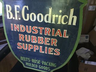 Large BF Goodrich Tire Double Sided Porcelain Sign 10