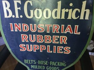 Large BF Goodrich Tire Double Sided Porcelain Sign 5