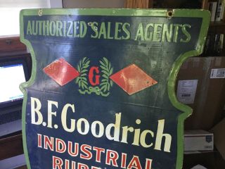Large BF Goodrich Tire Double Sided Porcelain Sign 9