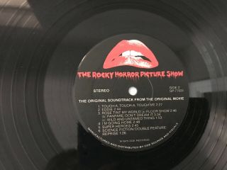 Rocky Horror Picture Show Soundtrack Vinyl Record 3