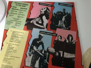 Rocky Horror Picture Show Soundtrack Vinyl Record 5