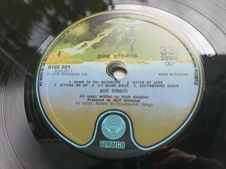 Dire Straits S/t 1978 1st Uk Press - One Play Time Capsule Lp