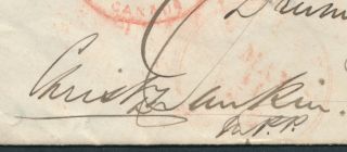 1863 Quebec Legislative Assembly Cover Registered,  Christopher Dunkin MPP Signed 3